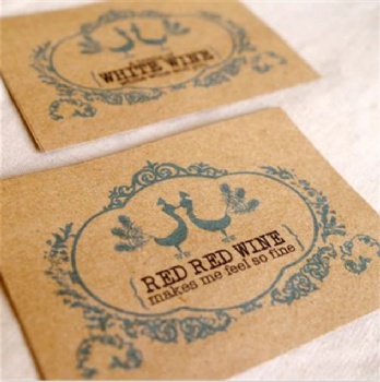 Self Adhesive Kraft Paper Sticker Label