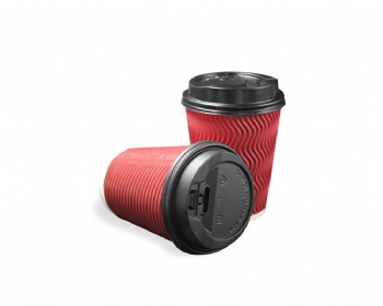 Disposable Custom Printed Single Wall Hot Drink Paper Cup