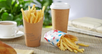 French Fries Grease Resistant Paper cup