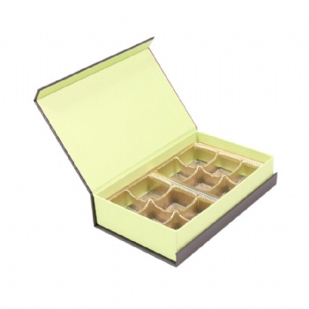 Luxury Chocolate Box with Magnetic and Ribbon Closure