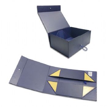 Foldable Boxes with Elastic String Closure