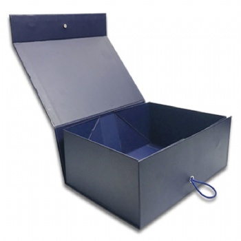 Foldable Boxes with Elastic String Closure