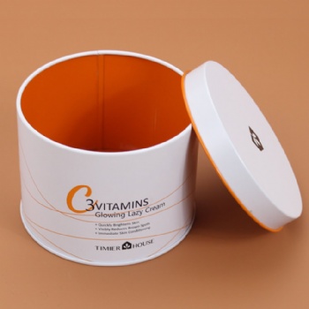 Round Cosmetic Metal Tin Box