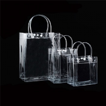 Stand up Transparent PVC bag with zipper